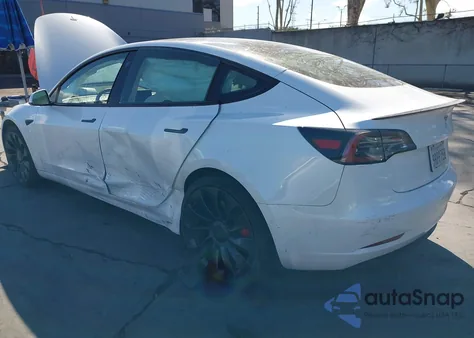 2022 Tesla Model 3 Performance Dual Motor All-Wheel Drive from USA, damaged, VIN 5YJ3E1EC2NF123525